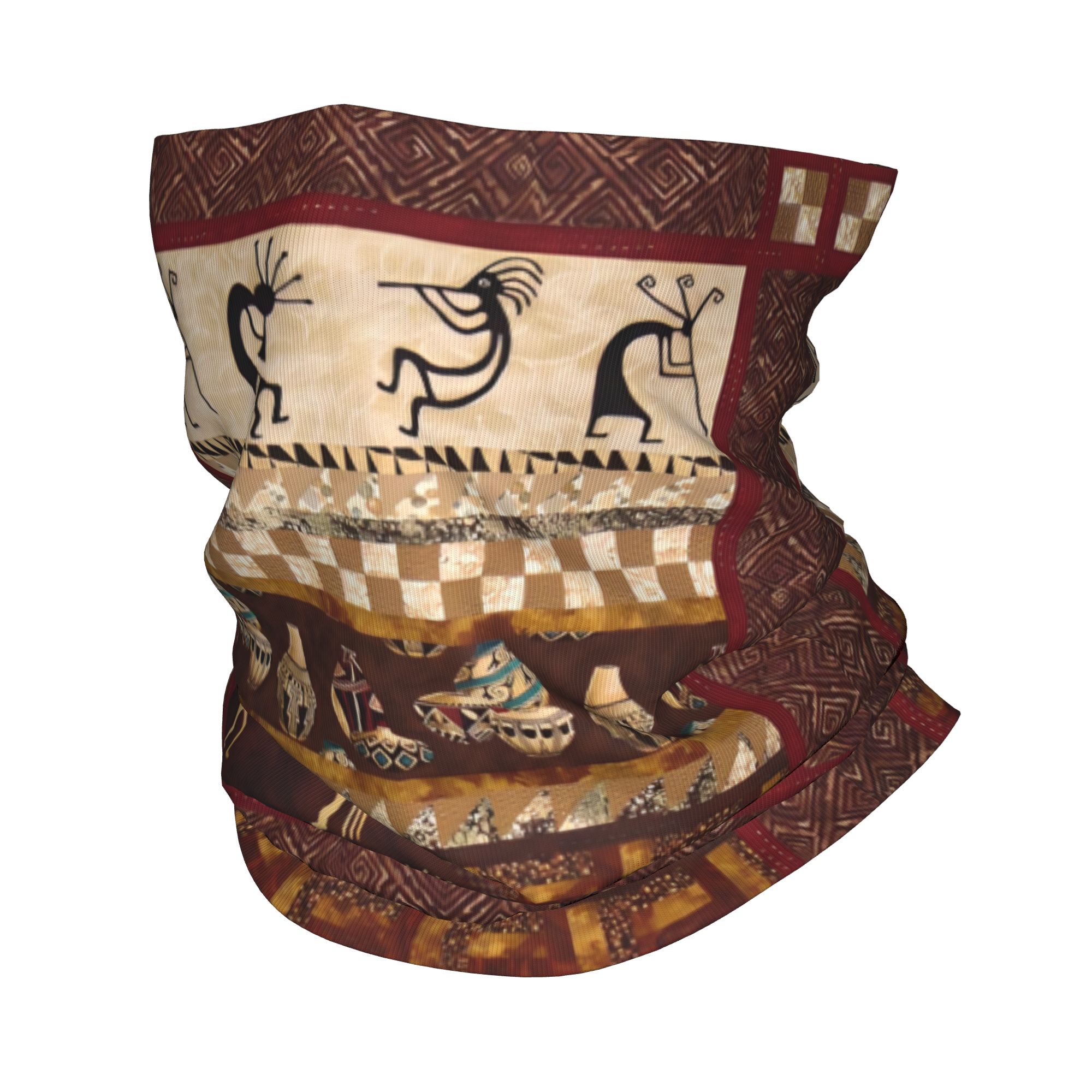 Neck Warmer Tube - Benutzerdefinierte Kokopelli Winter Stirnband Halswärmer Männer