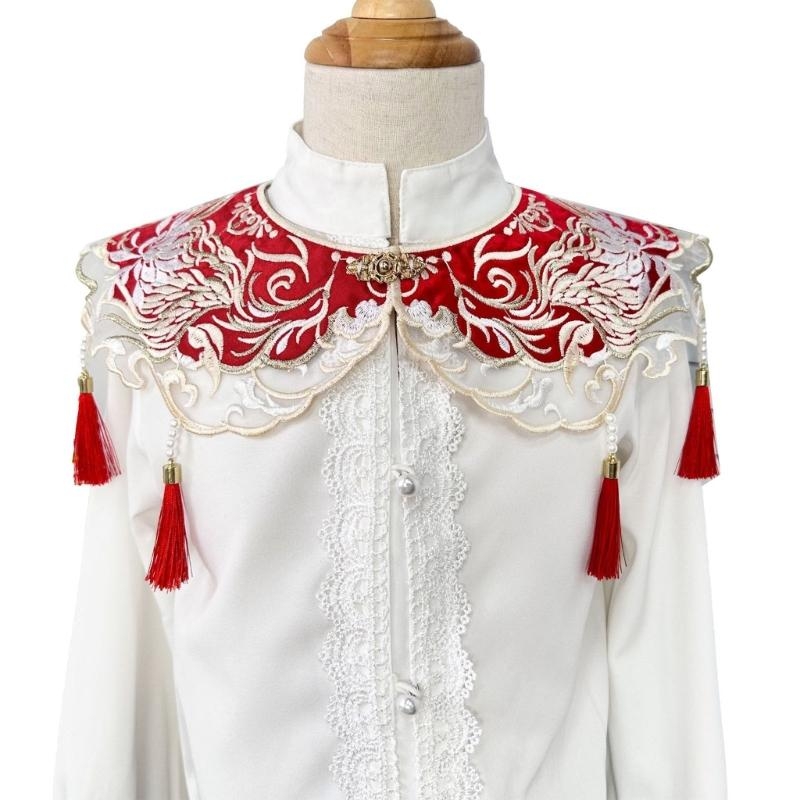 Stole Wedding Shawl - 39BD Unisex-Modeschal, luxuriöser handbestickter Schal, anmutiger