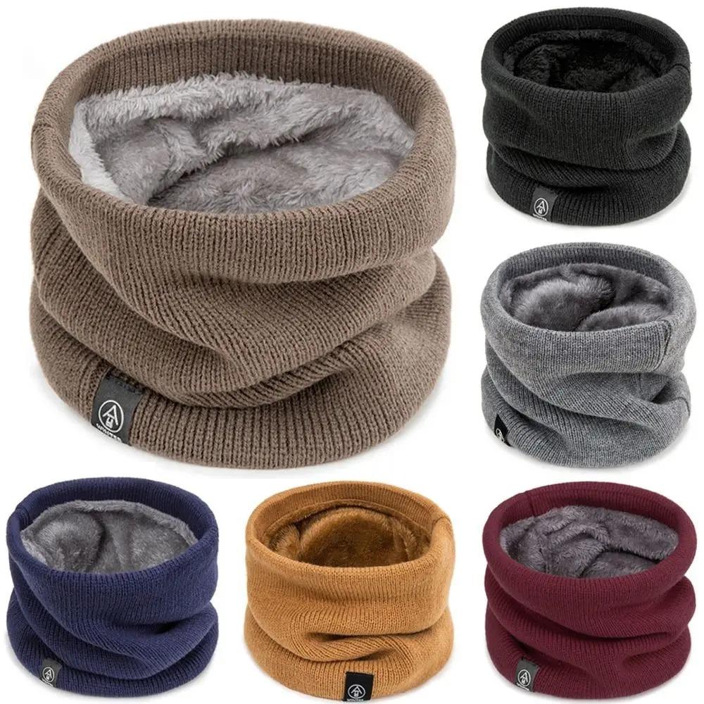 Muffler Men Wool - Mode Frauen Gestrickte Schal Solide Kaschmir