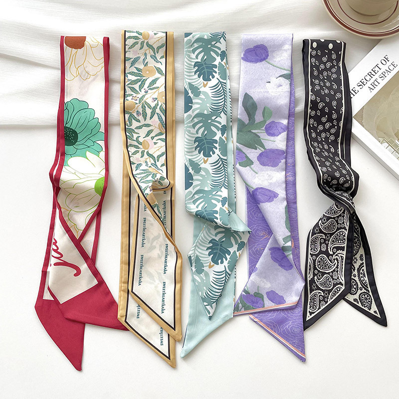 Face Scarf Mask - Neue Luxus Marke Modell Kleine Silk
