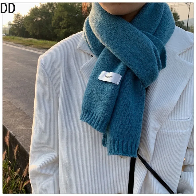 Einfache Chic Solide Weiche Sc – Muffler Men Wool Bewertung und Preis