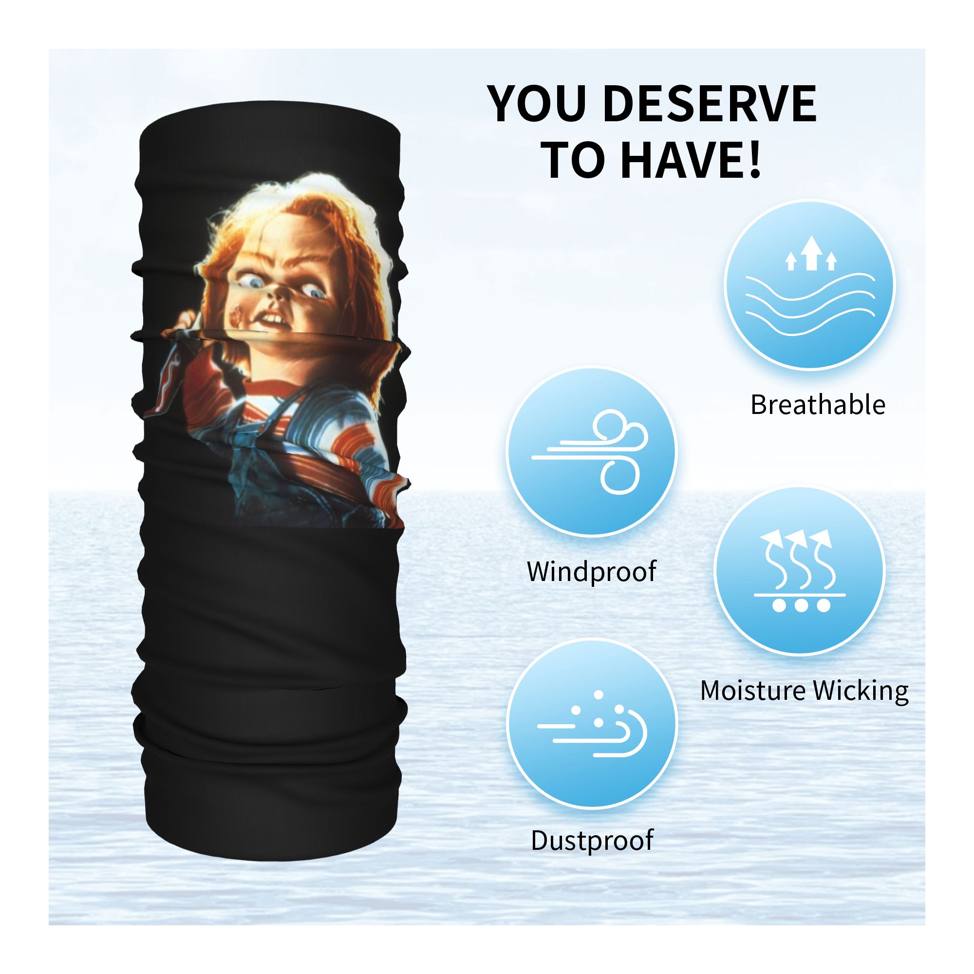 Maßgefertigtes Horror-Teufelsp – Neck Warmer Tube Bewertung und Preis