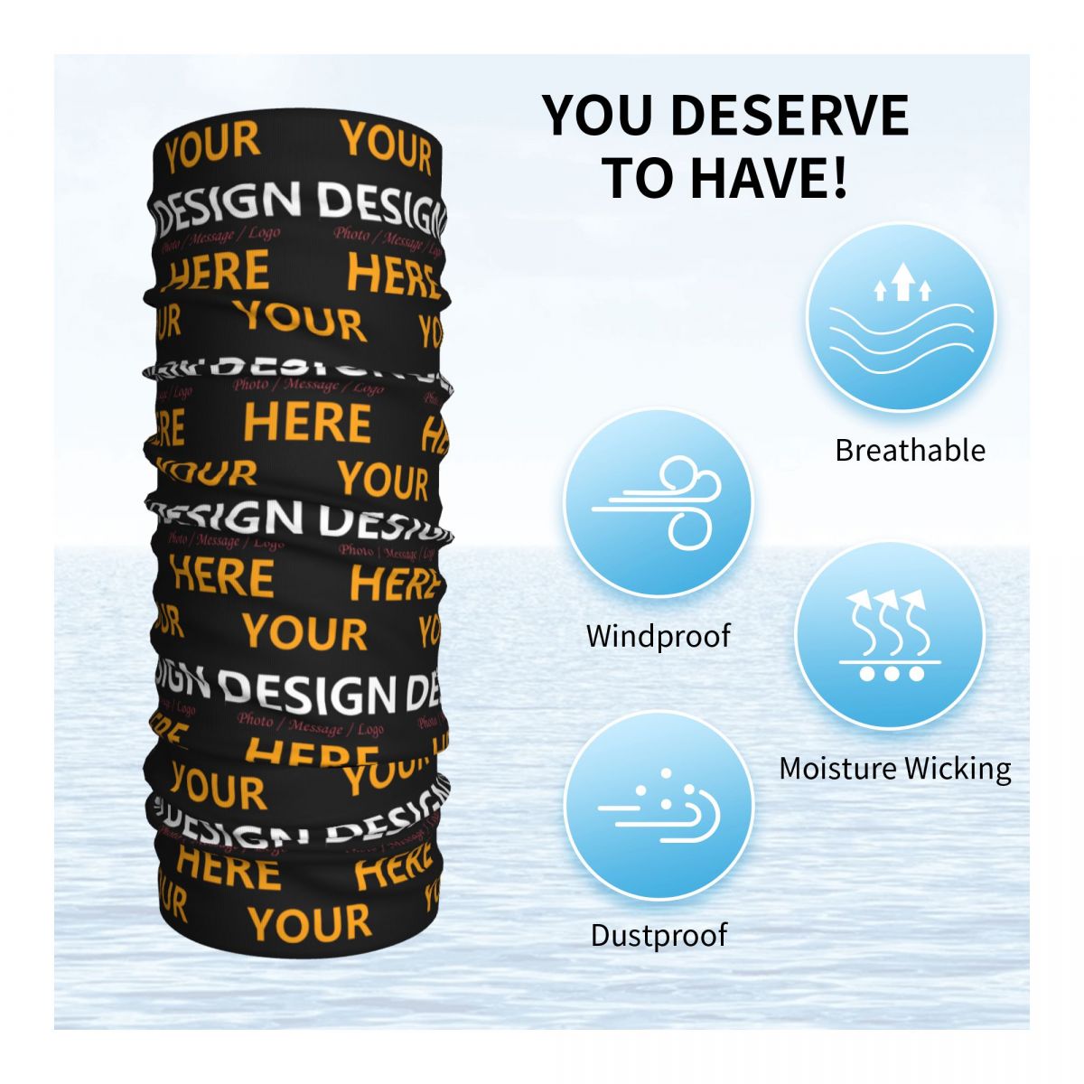 Passen Sie Ihr Design hier an. – Neck Warmer Tube Bewertung und Preis