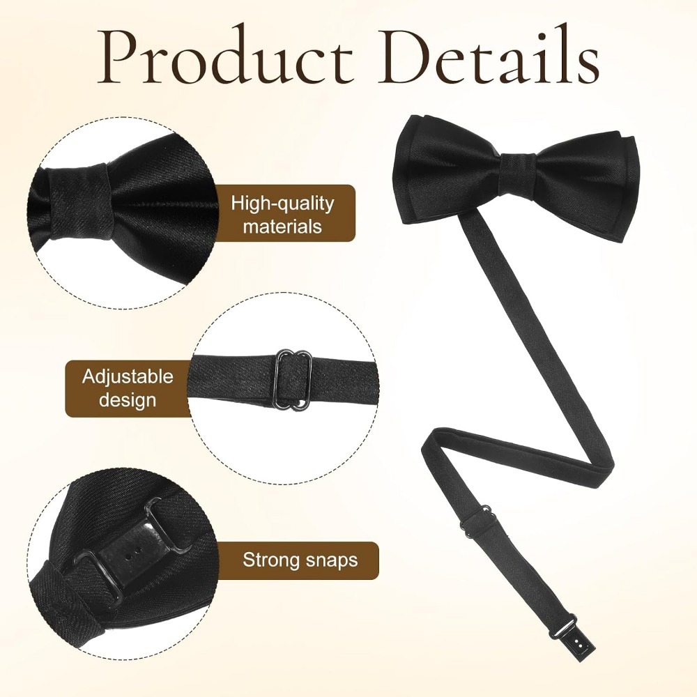 Herrenfliege, 2er-Pack Einfarb – Bow Tie Pre Tied Bewertung und Preis