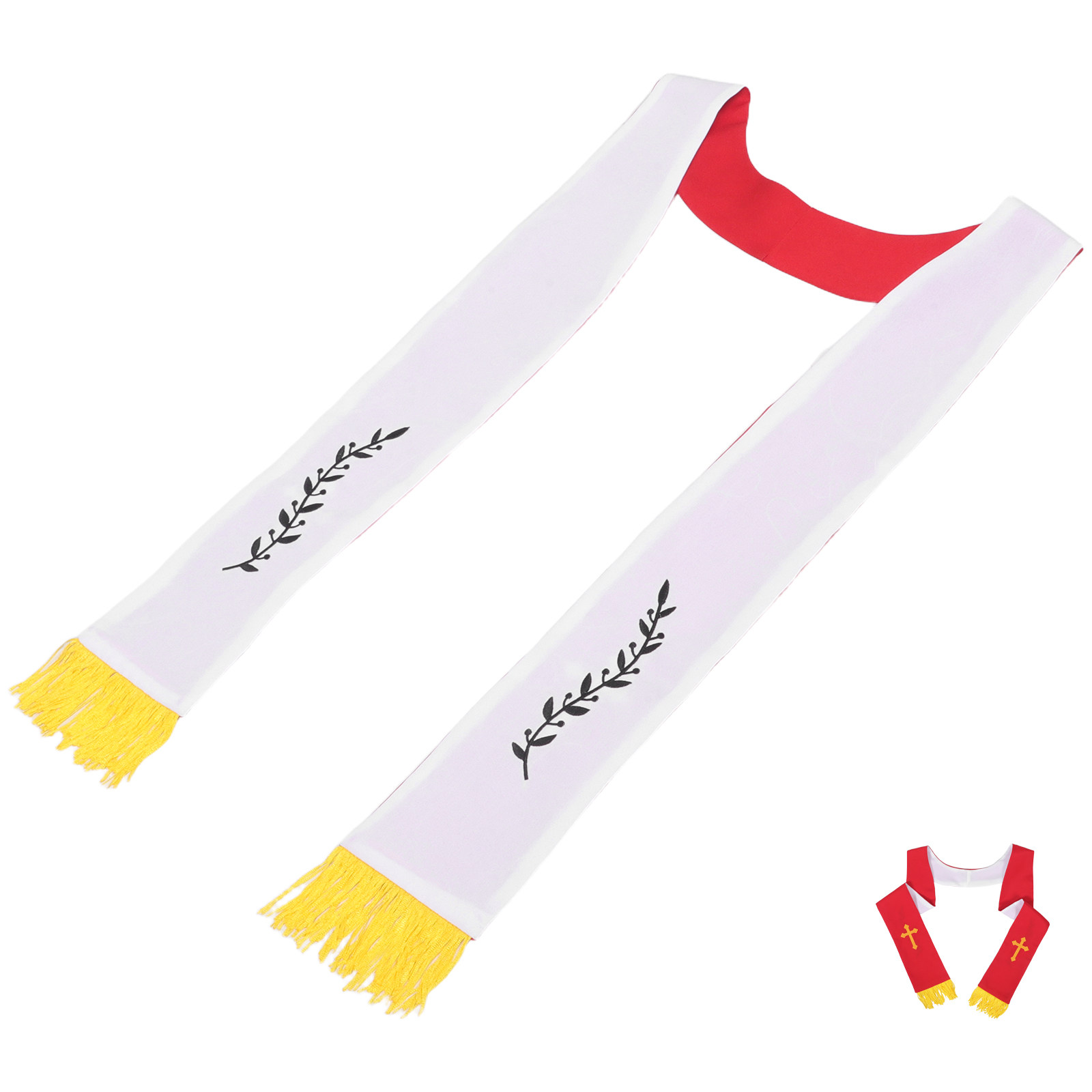 Wendbare Kleriker-Stola mit Ge – Stole Wedding Shawl Bewertung und Preis