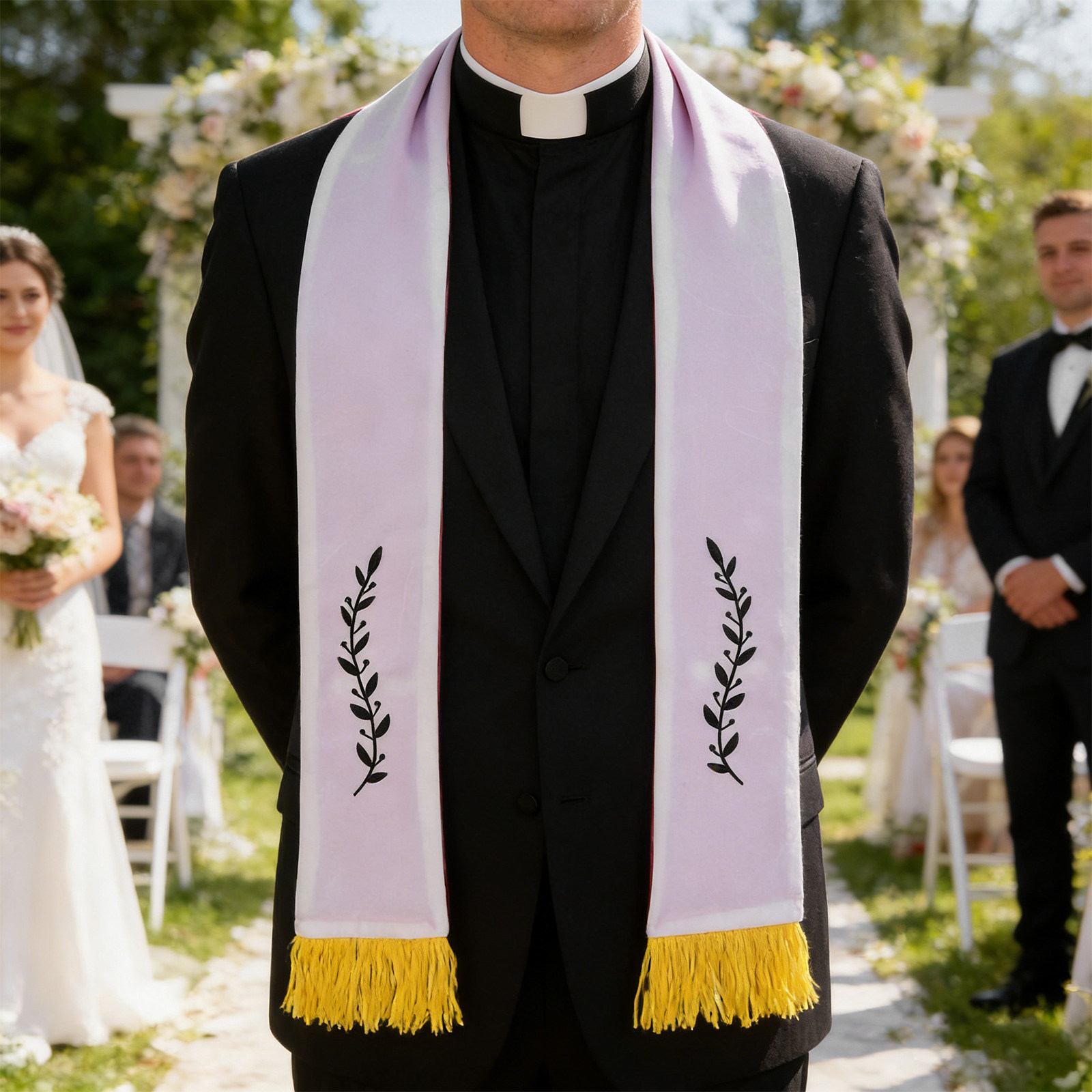 Wendbare Kleriker-Stola mit Ge – Stole Wedding Shawl Bewertung und Preis