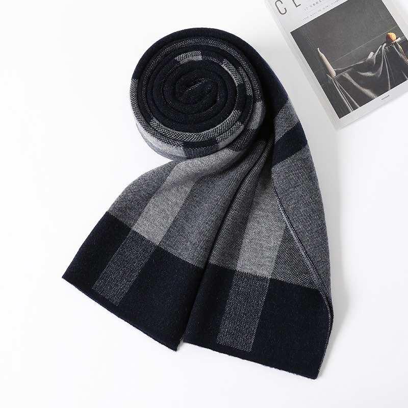 Luxus Schal Mann Winter Warme  – Muffler Men Wool Bewertung und Preis