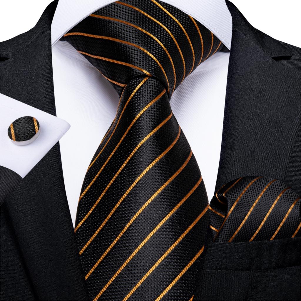 DiBanGu Designer Herren Hochze – Silk Tie Striped Bewertung und Preis