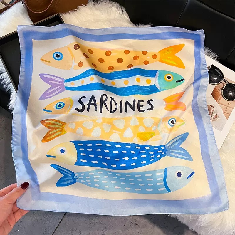 Modische Fischmuster Quadratis – Face Scarf Mask Bewertung und Preis
