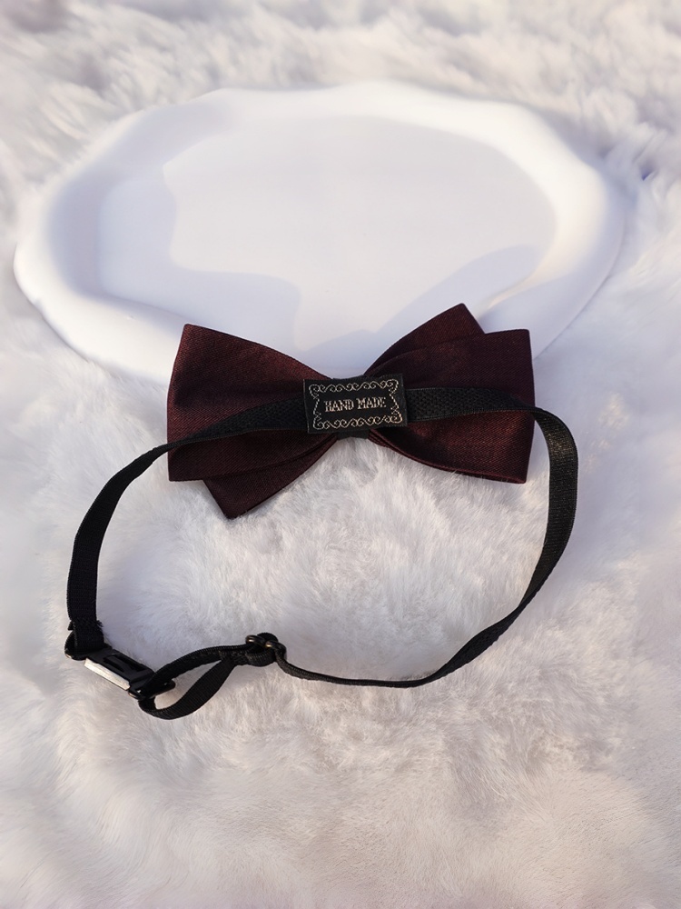 Marineblaue doppellagige Stoff – Bow Tie Pre Tied Bewertung und Preis