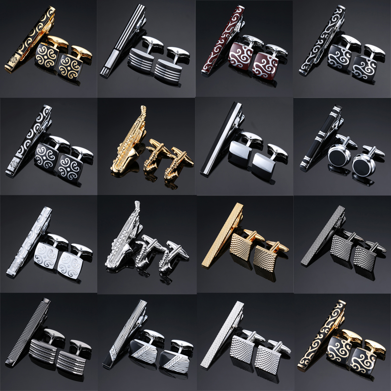 Hochwertige Manschettenknöpfe, – Tie Bar Set Gift Bewertung und Preis