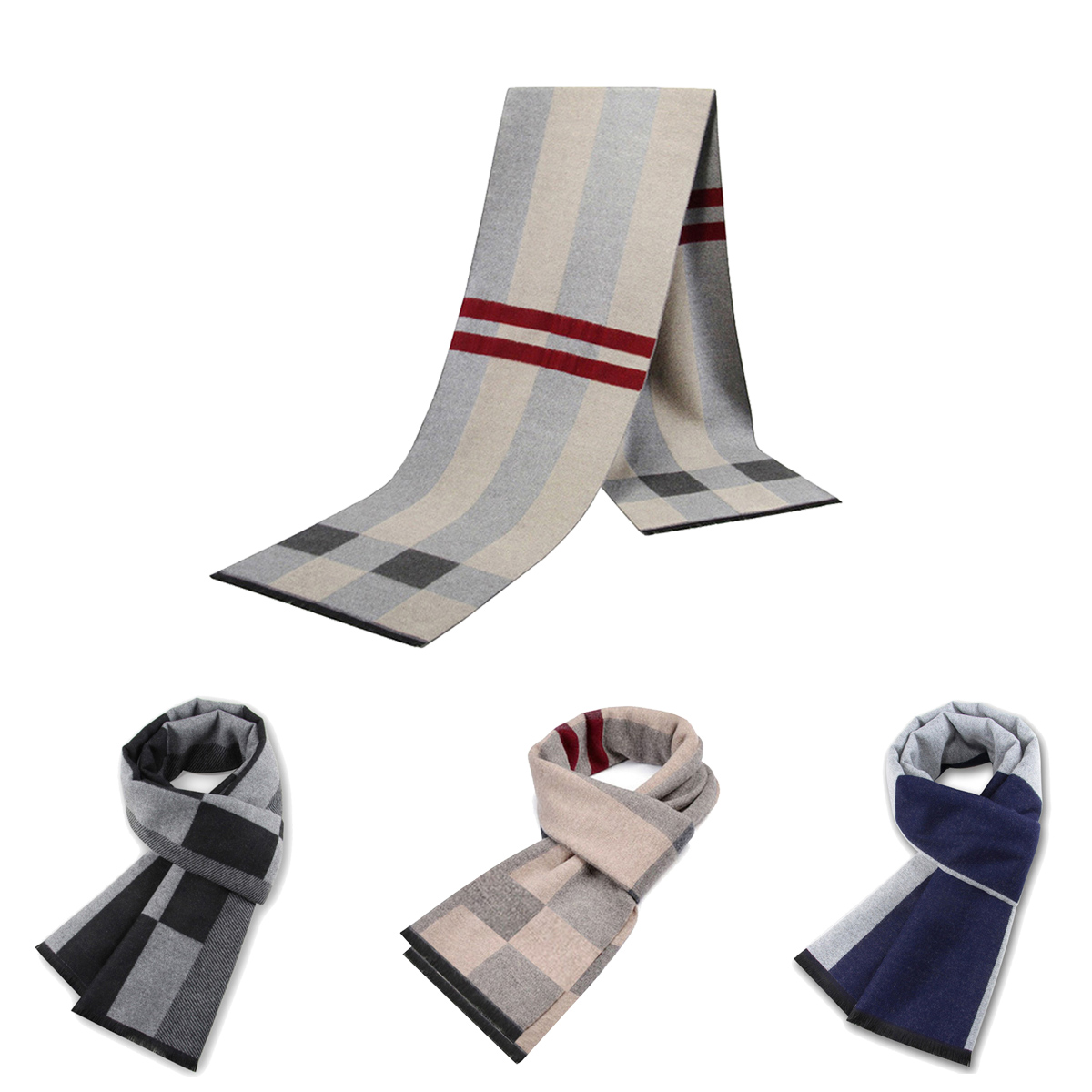 Männer Schal Für Mann Winter K – Muffler Men Wool Bewertung und Preis